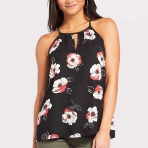 Evereve Floral Cami Blouse Sleeveless